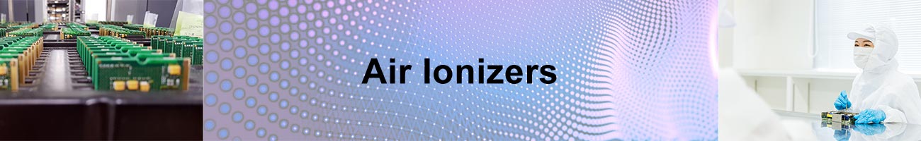Air Ionizers, Benchtop Ionizers and Overhead Ionizers from Chemtronics, SCS, Simco-Ion Technology and Transforming Technologies