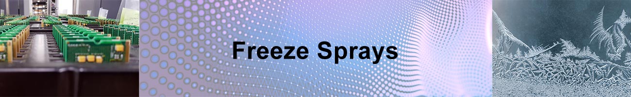 Freeze Sprays from ACL Staticide, Chemtronics, MicroCare Corporation and TechSpray