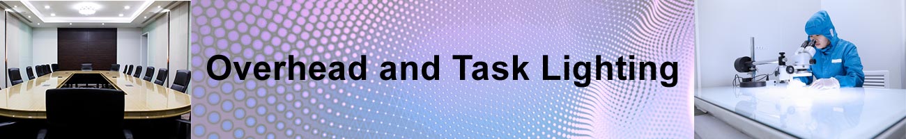 Overhead Lighting and Task Lighting from Aven, Daylight Company, Dazor, Littlite and Waldmann